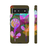 Neon Bloom Phone Case