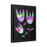 Grape Tulips Canvas, Framed