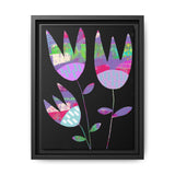 Grape Tulips Canvas, Framed