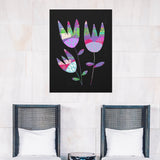 Grape Tulips Canvas, 0.75"