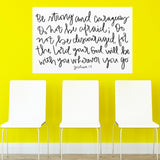 Be Strong And Courageous Canvas, 0.75"