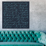 Amazing Grace Canvas (Navy)